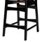 Baxton Studio Hesper Mid-Century Modern Dark Brown Finished Wood and Rattan 2-Piece Counter Stool Set, PR 239-2PC-13416-ZORO - alternate 8